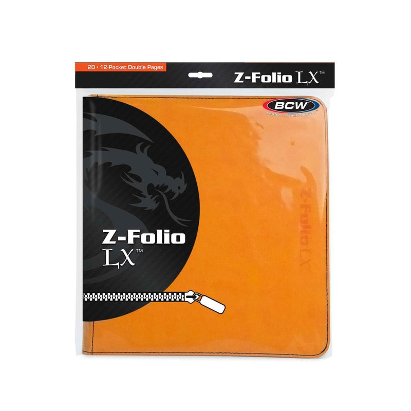 Z-Folio 12-Pocket LX Album (Orange) | BCW