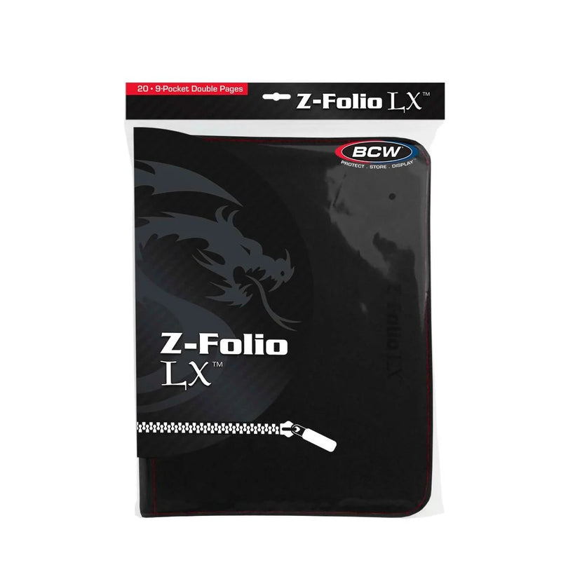 Z-Folio 9-Pocket LX Album (Black) | BCW