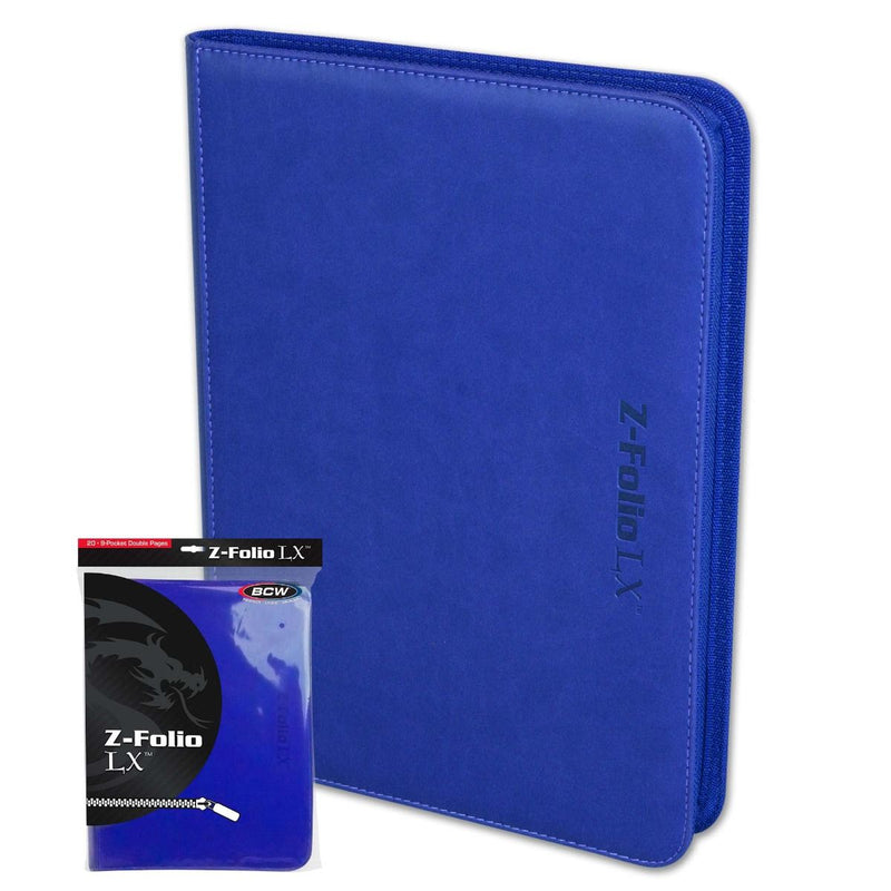 Z-Folio 9-Pocket LX Album (Blue) | BCW