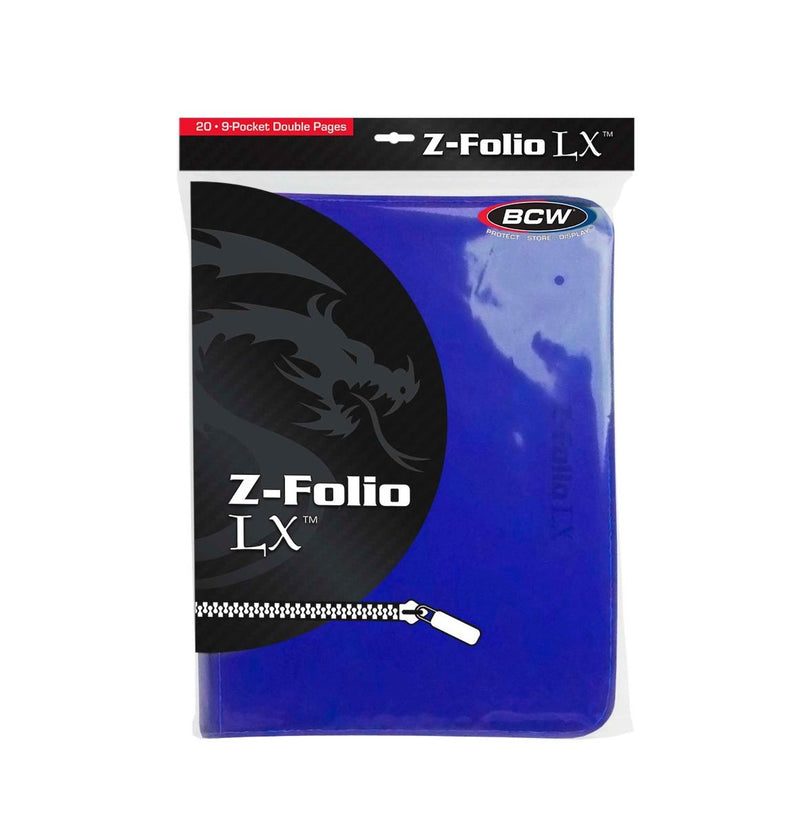 Z-Folio 9-Pocket LX Album (Blue) | BCW