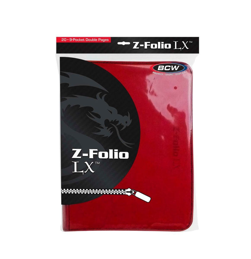 Z-Folio 9-Pocket LX Album (Red) | BCW
