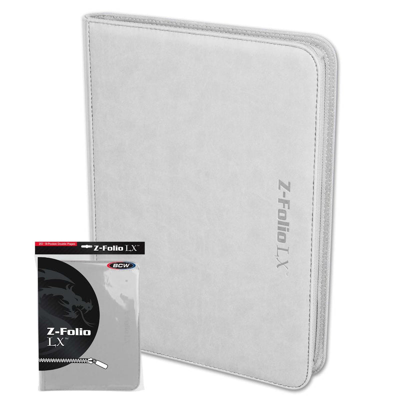 Z-Folio 9-Pocket LX Album (White) | BCW