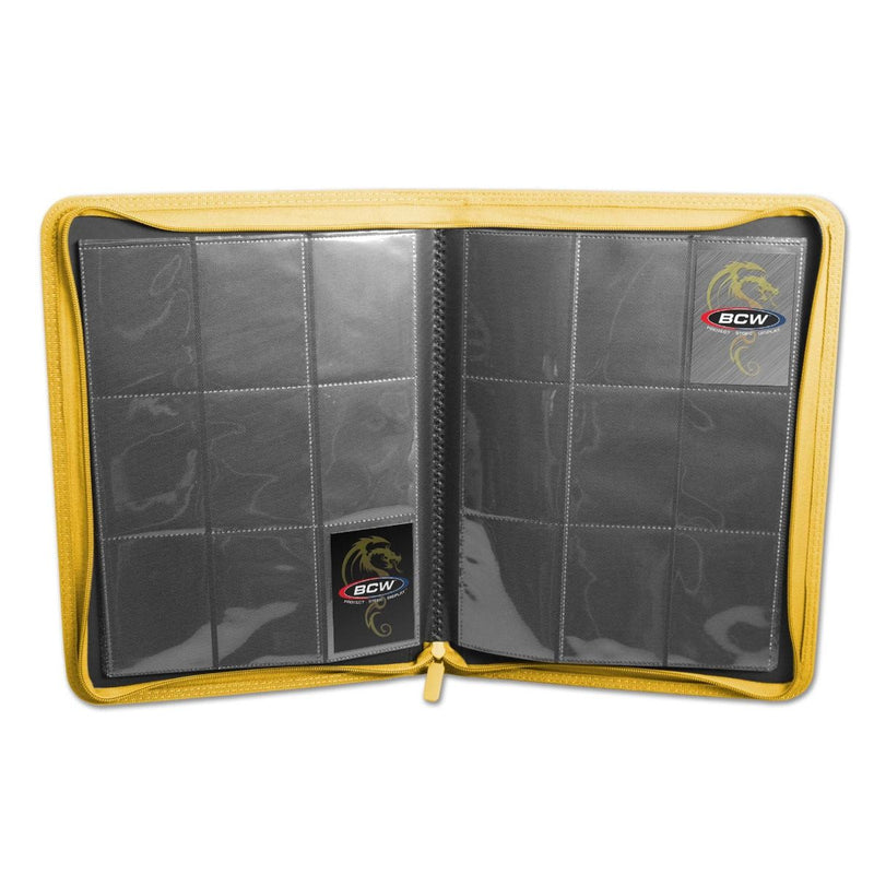 Z-Folio 9-Pocket LX Album (Yellow) | BCW