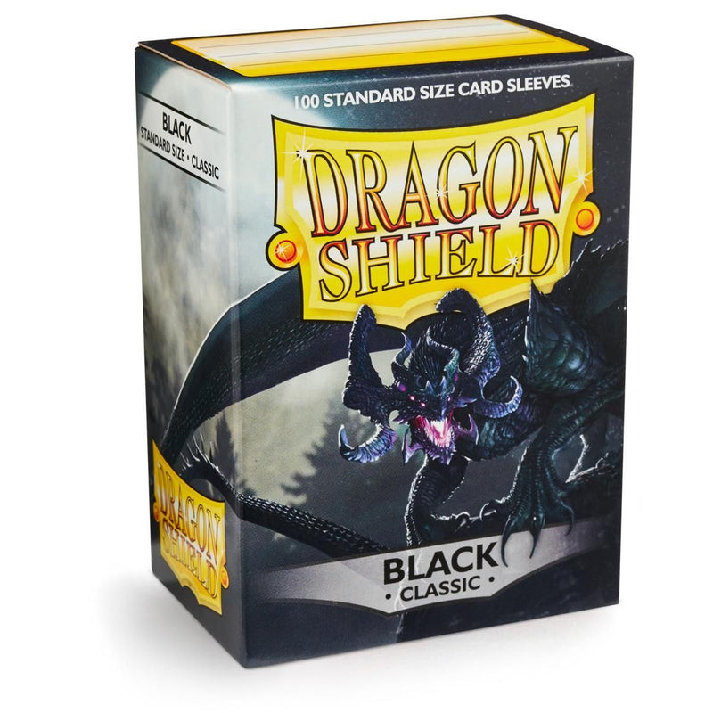 Classic Standard Sleeves (Black) | Dragon Shield