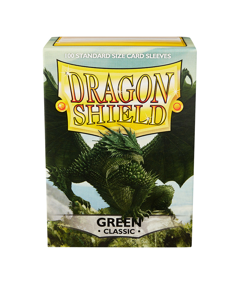 Classic Standard Sleeves (Green) | Dragon Shield