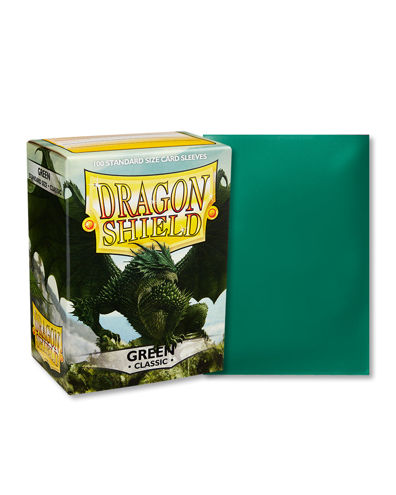 Classic Standard Sleeves (Green) | Dragon Shield