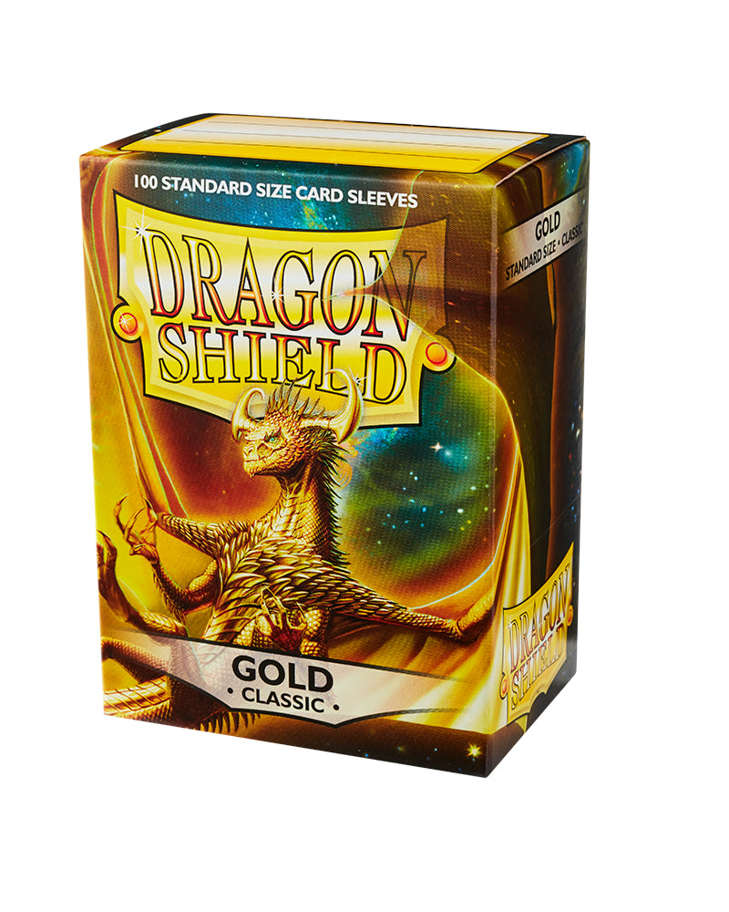 Classic Standard Sleeves (Gold) | Dragon Shield