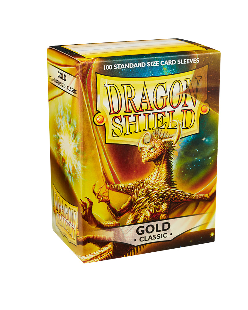 Classic Standard Sleeves (Gold) | Dragon Shield