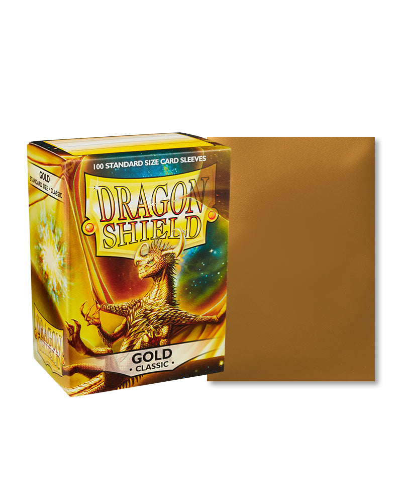 Classic Standard Sleeves (Gold) | Dragon Shield