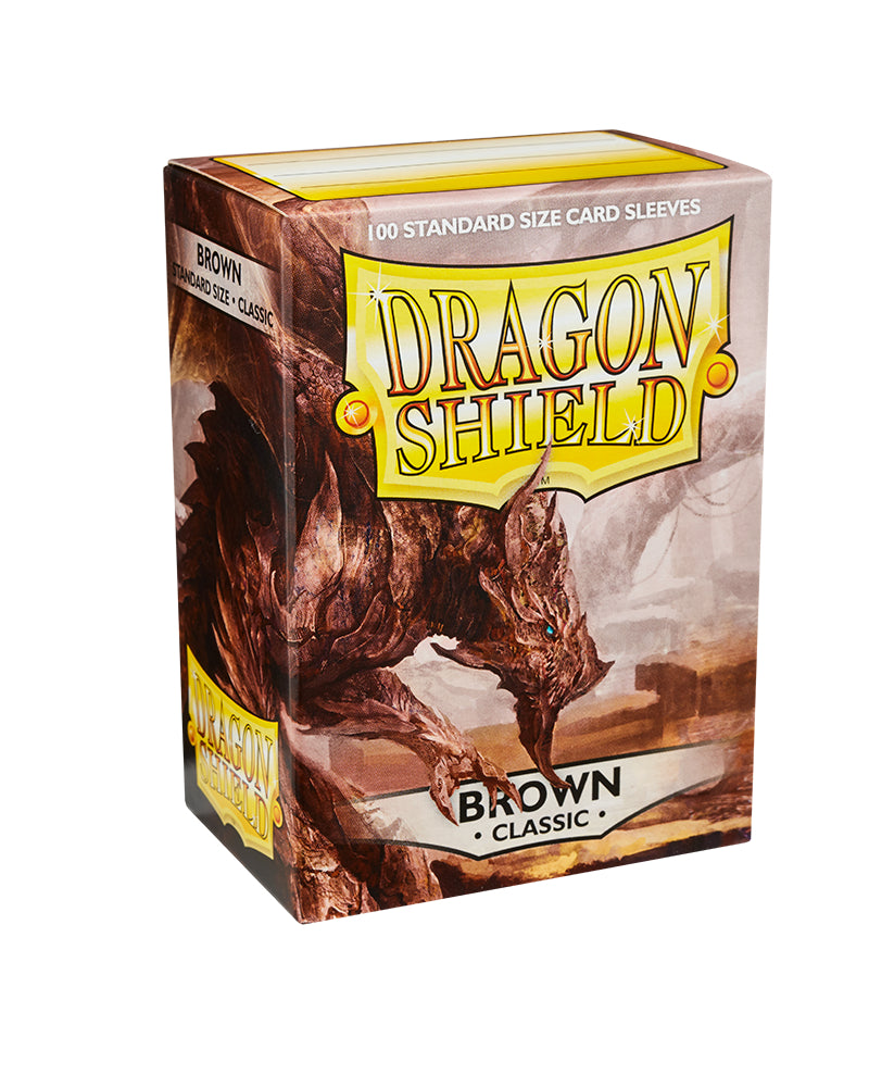 Classic Standard Sleeves (Brown) | Dragon Shield