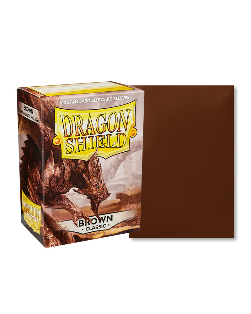 Classic Standard Sleeves (Brown) | Dragon Shield