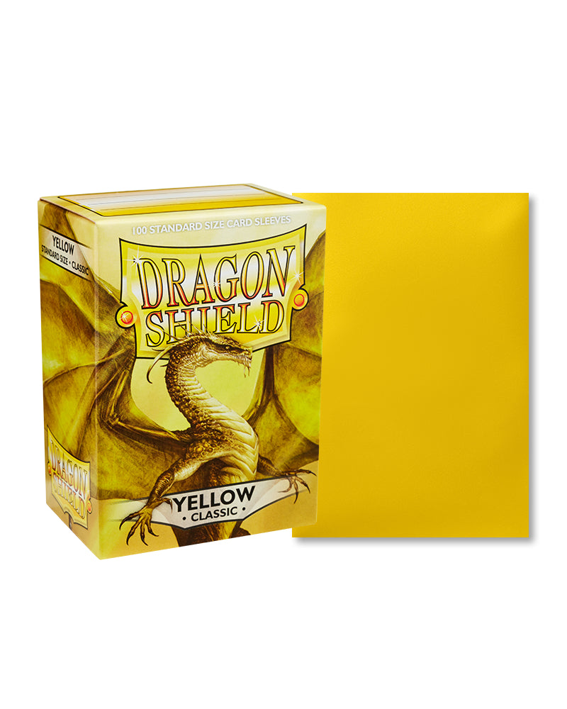 Classic Standard Sleeves (Yellow) | Dragon Shield