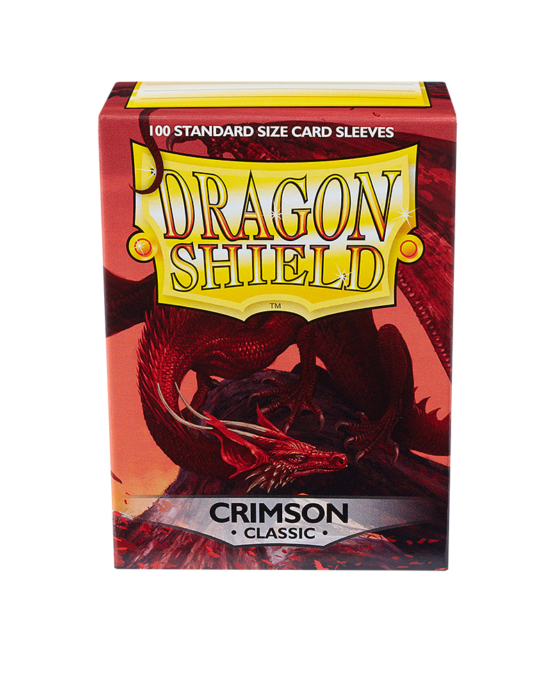 Classic Standard Sleeves (Crimson) | Dragon Shield