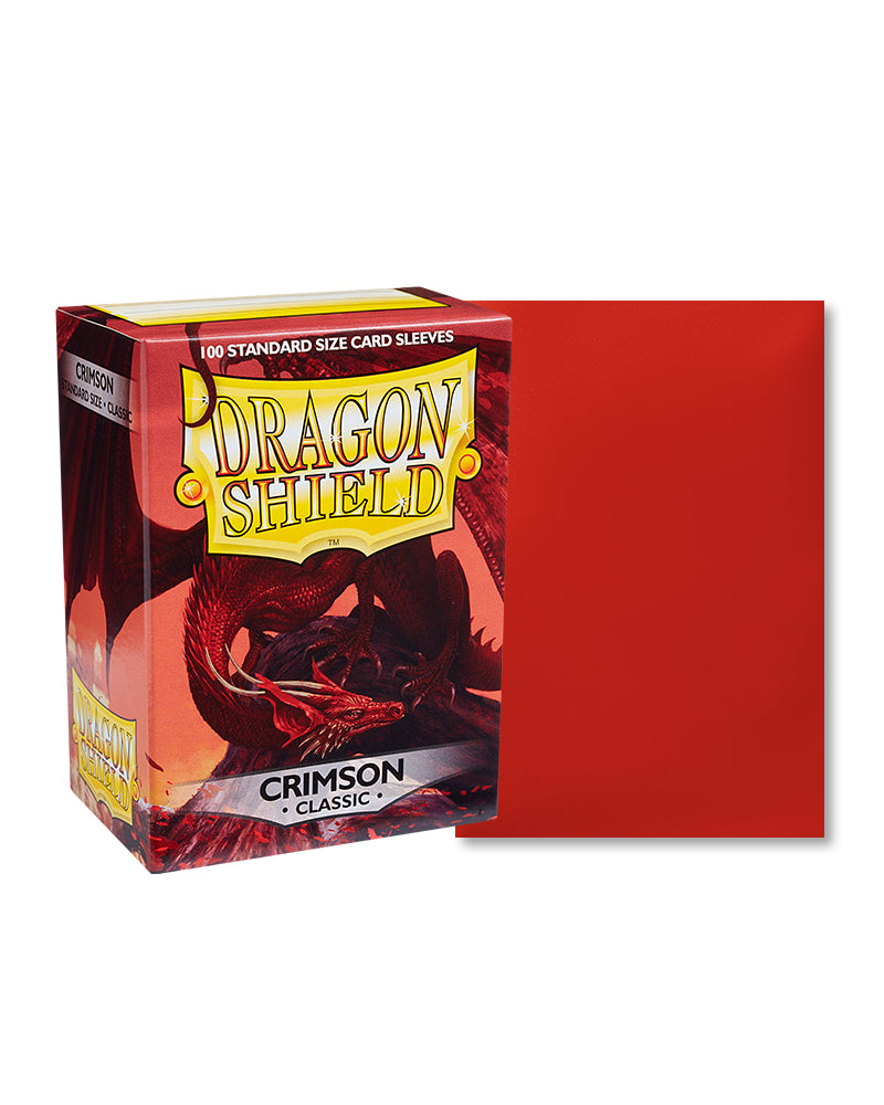 Classic Standard Sleeves (Crimson) | Dragon Shield