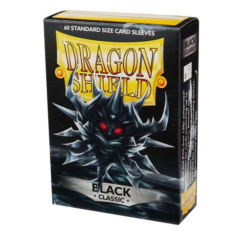 Classic 60 Standard Sleeves (Black) | Dragon Shield