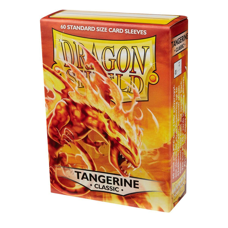 Classic 60 Standard Sleeves (Tangerine) | Dragon Shield