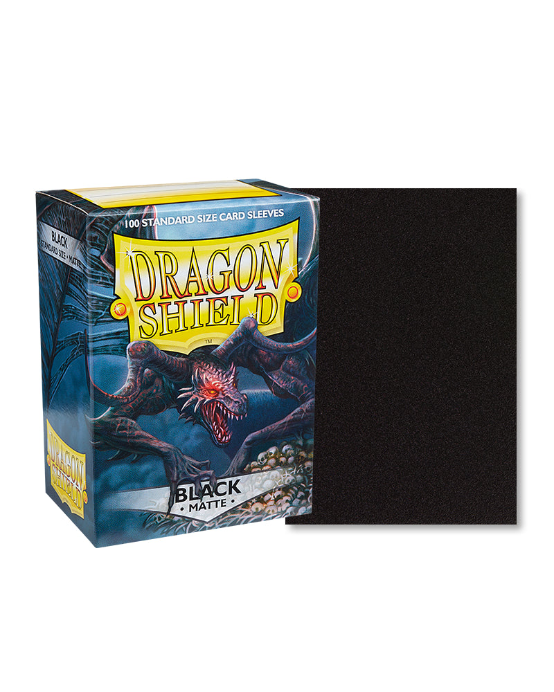 Matte Standard Sleeves (Black) | Dragon Shield