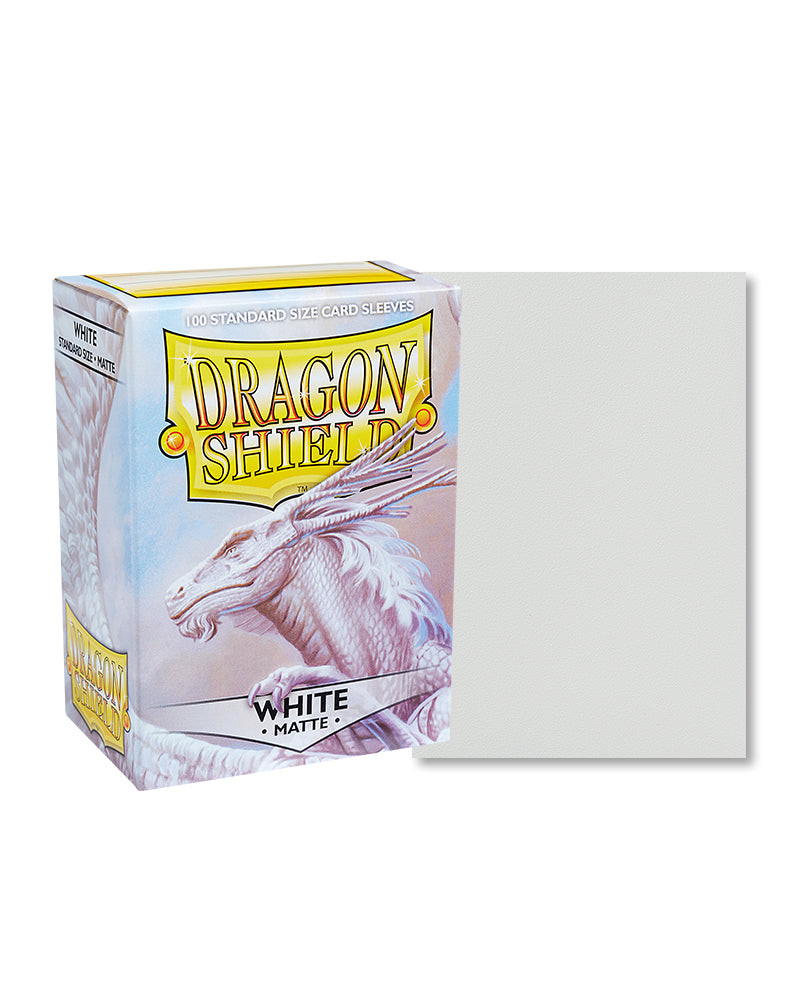 Matte Standard Sleeves (White) | Dragon Shield