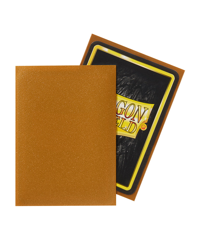 Matte Standard Sleeves (Gold) | Dragon Shield