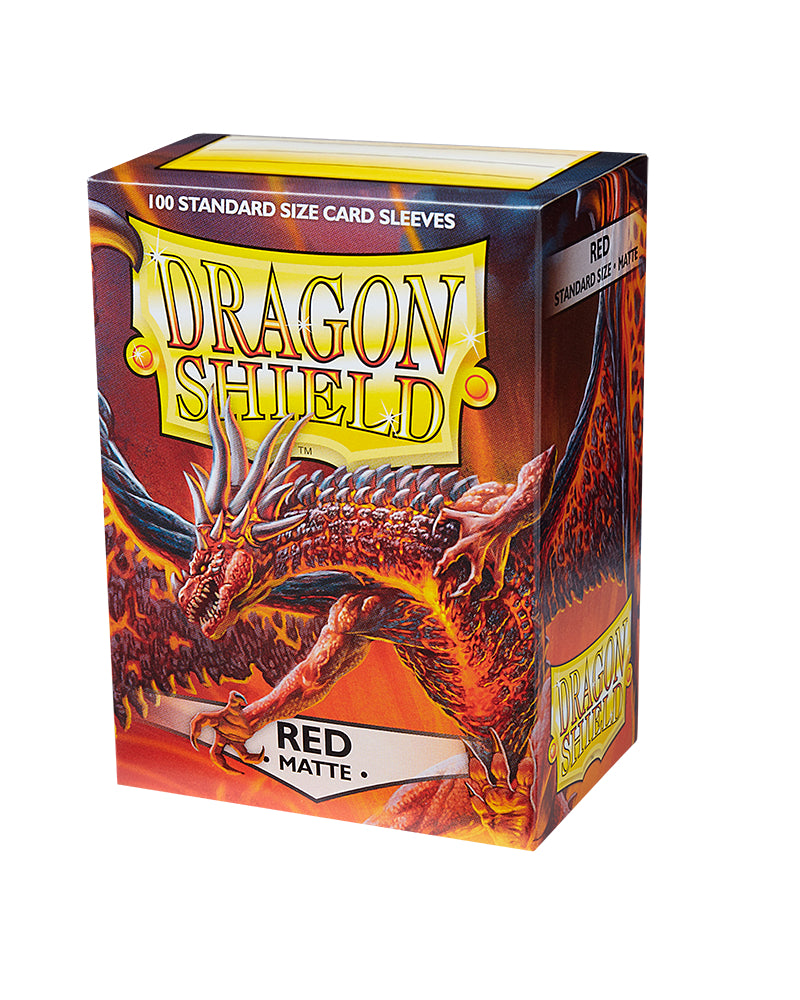 Matte Standard Sleeves (Red) | Dragon Shield