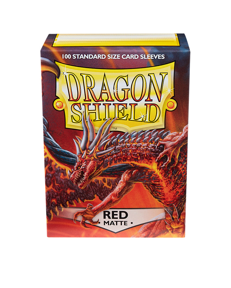 Matte Standard Sleeves (Red) | Dragon Shield