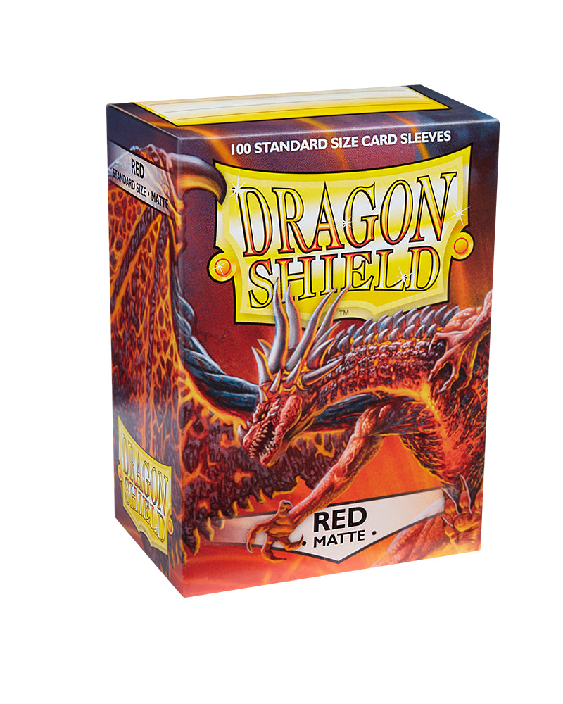 Matte Standard Sleeves (Red) | Dragon Shield