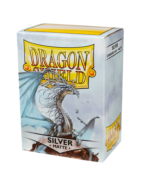 Matte Standard Sleeves (Silver) | Dragon Shield