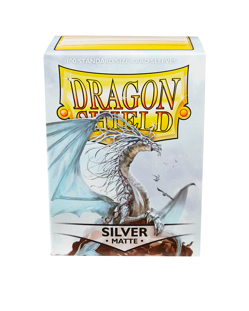 Matte Standard Sleeves (Silver) | Dragon Shield