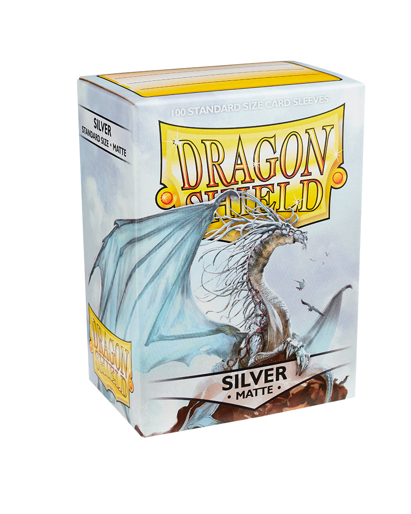 Matte Standard Sleeves (Silver) | Dragon Shield