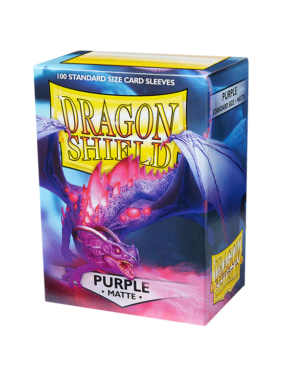 Matte Standard Sleeves (Purple) | Dragon Shield