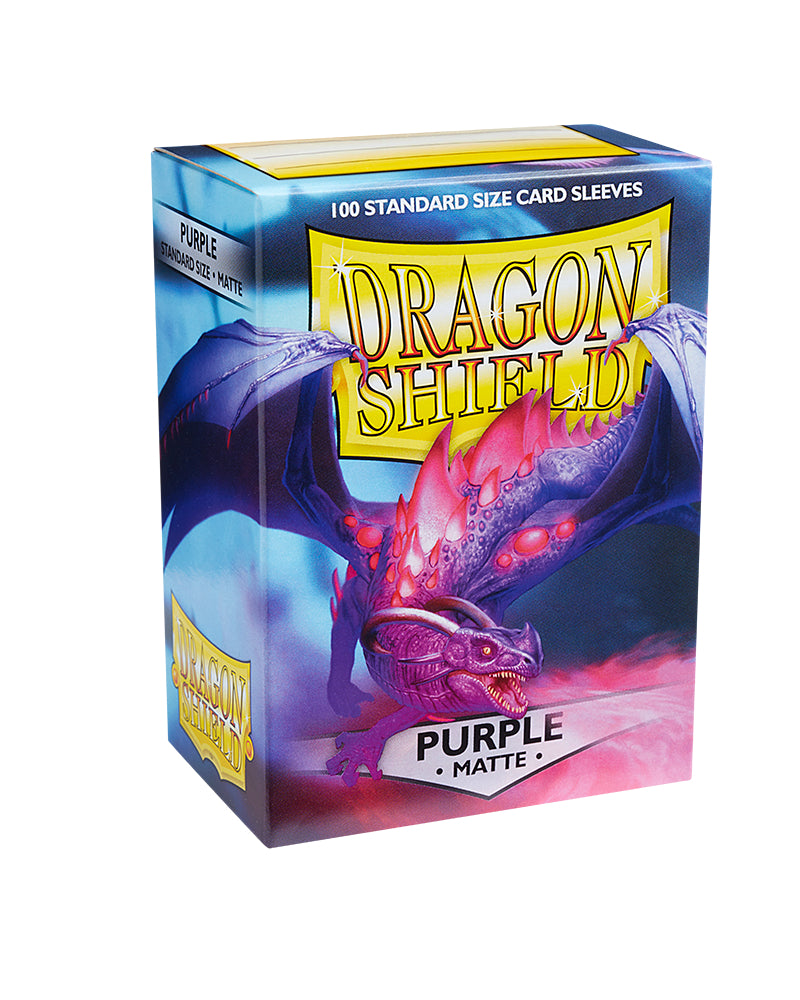 Matte Standard Sleeves (Purple) | Dragon Shield