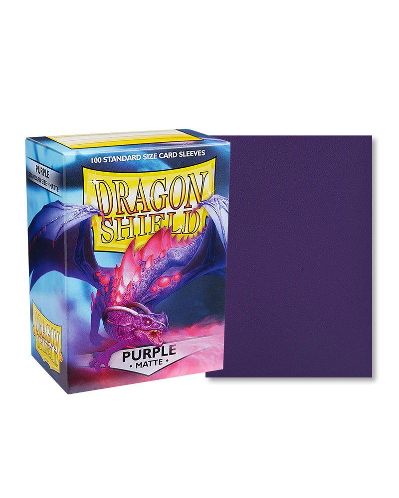 Matte Standard Sleeves (Purple) | Dragon Shield