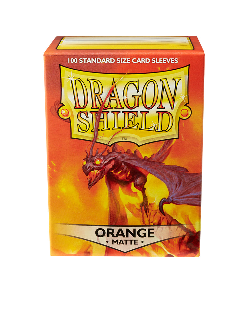 Matte Standard Sleeves (Orange) | Dragon Shield