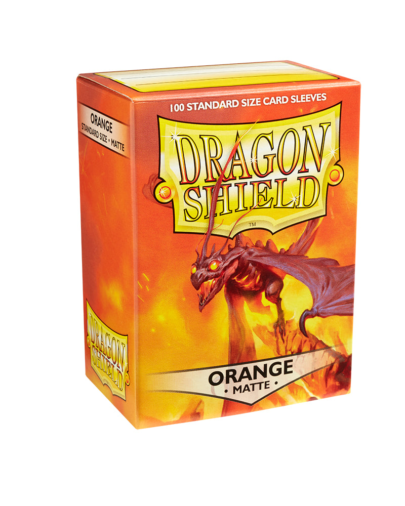 Matte Standard Sleeves (Orange) | Dragon Shield