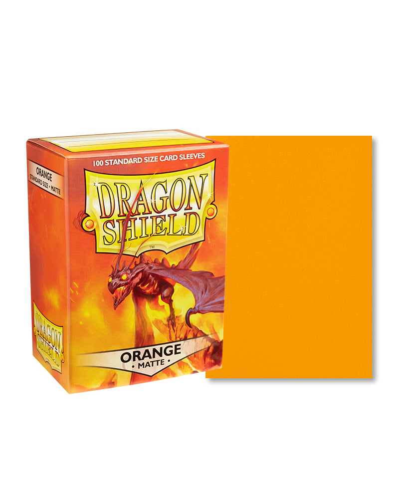 Matte Standard Sleeves (Orange) | Dragon Shield