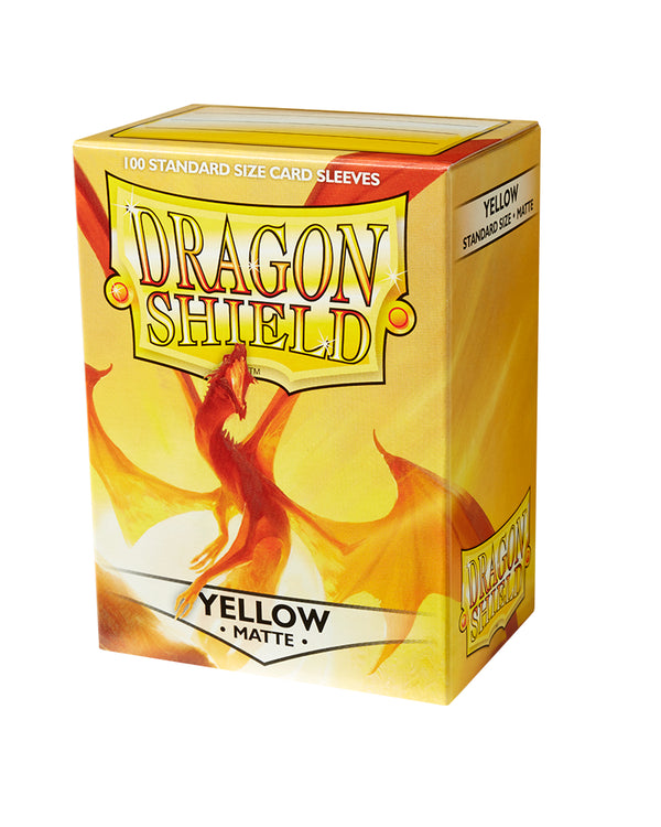 Matte Standard Sleeves (Yellow) | Dragon Shield