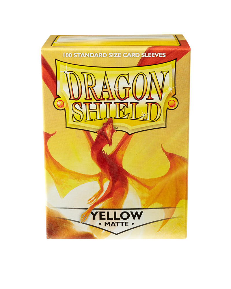 Matte Standard Sleeves (Yellow) | Dragon Shield