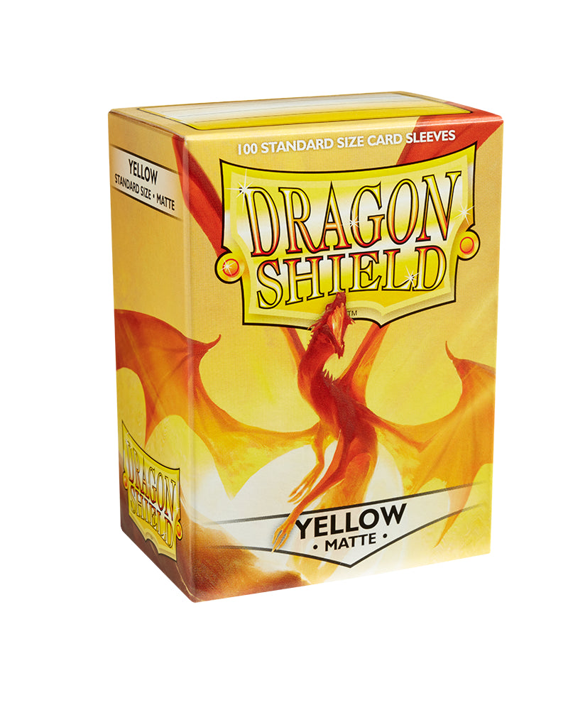 Matte Standard Sleeves (Yellow) | Dragon Shield