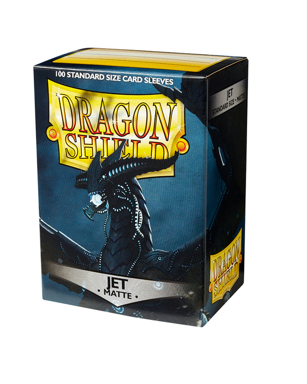 Matte Standard Sleeves (Jet) | Dragon Shield