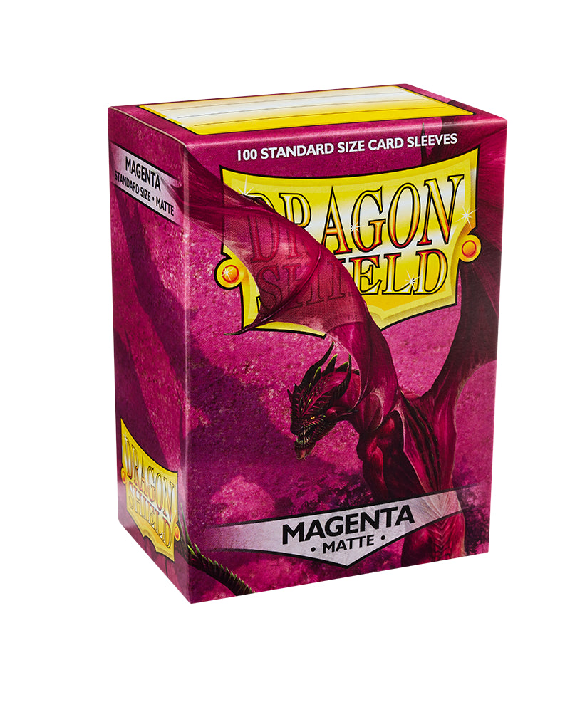 Matte Standard Sleeves (Magenta) | Dragon Shield