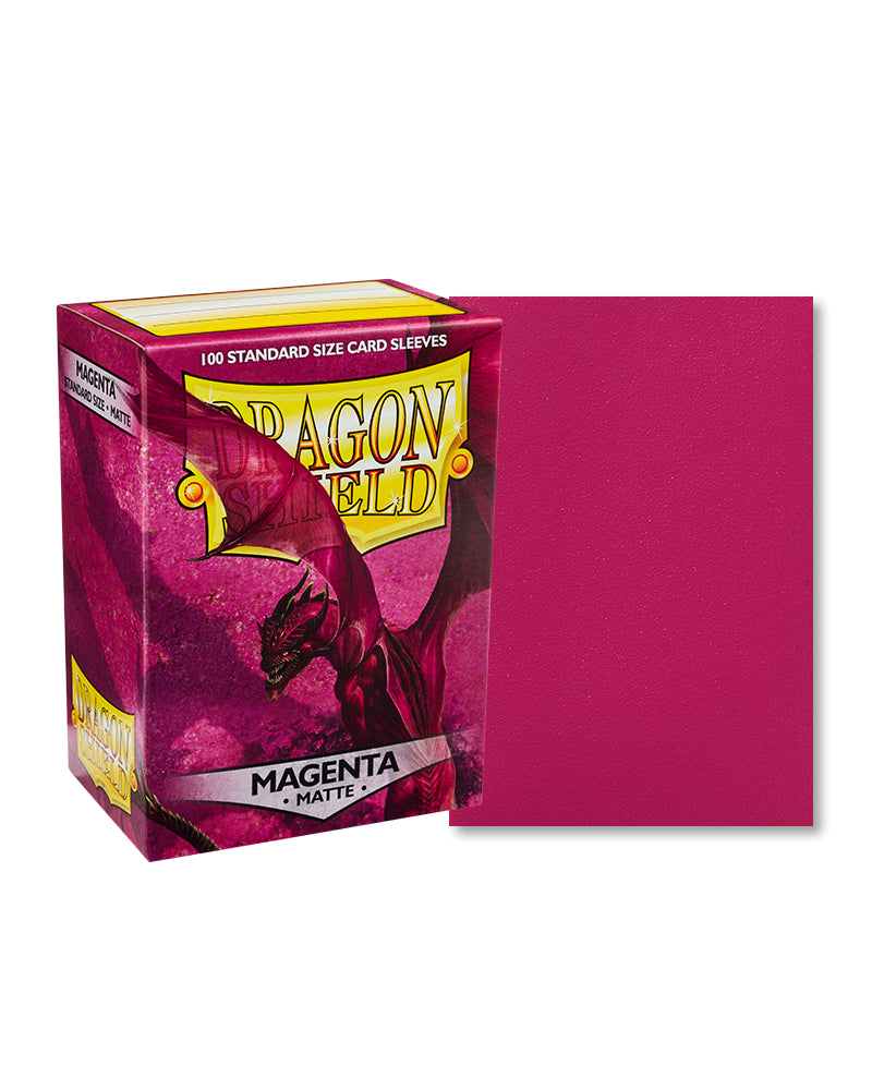 Matte Standard Sleeves (Magenta) | Dragon Shield