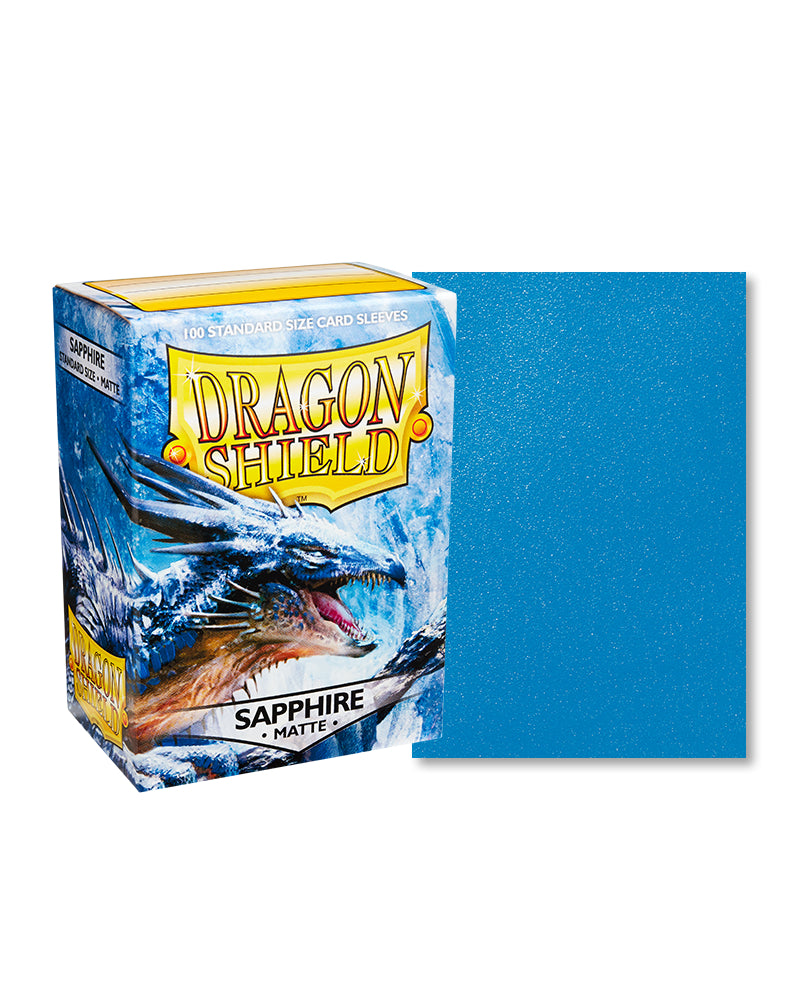 Matte Standard Sleeves (Sapphire) | Dragon Shield