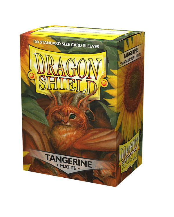 Matte Standard Sleeves (Tangerine) | Dragon Shield