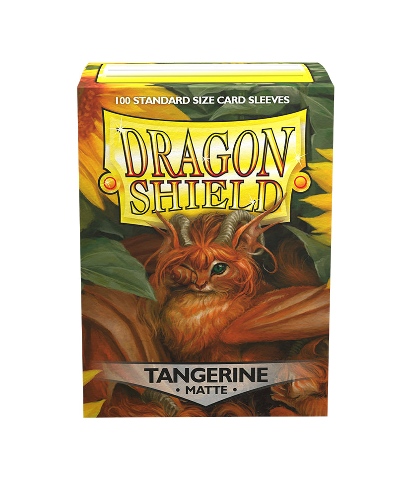 Matte Standard Sleeves (Tangerine) | Dragon Shield