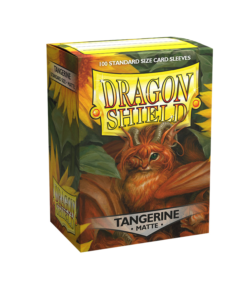 Matte Standard Sleeves (Tangerine) | Dragon Shield