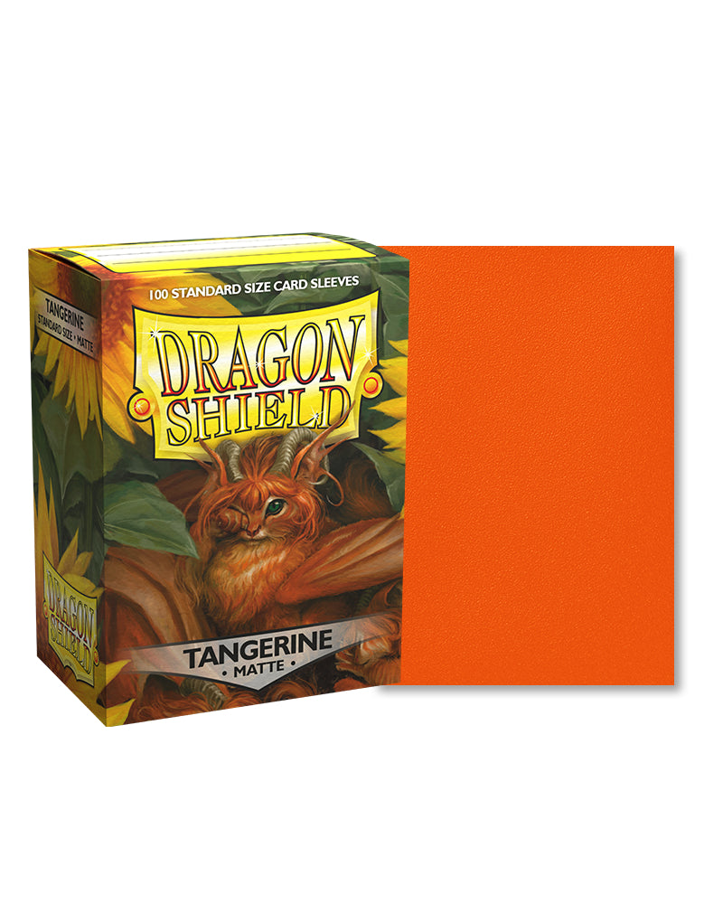 Matte Standard Sleeves (Tangerine) | Dragon Shield