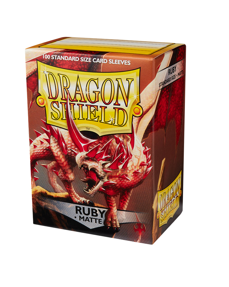 Matte Standard Sleeves (Ruby) | Dragon Shield