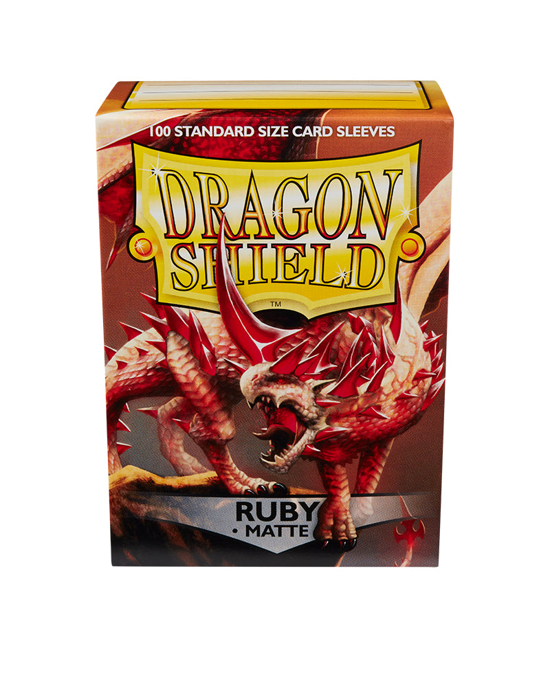 Matte Standard Sleeves (Ruby) | Dragon Shield