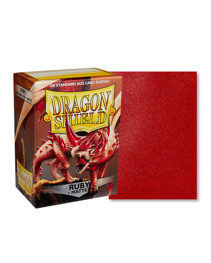 Matte Standard Sleeves (Ruby) | Dragon Shield