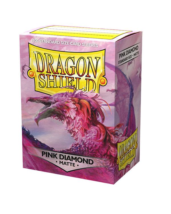 Matte Standard Sleeves (Pink Diamond) | Dragon Shield
